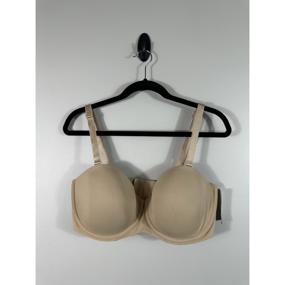 Cacique Other - Cacique Bra Womens 38DDD Nude Lightly Lined Multi Way Strapless